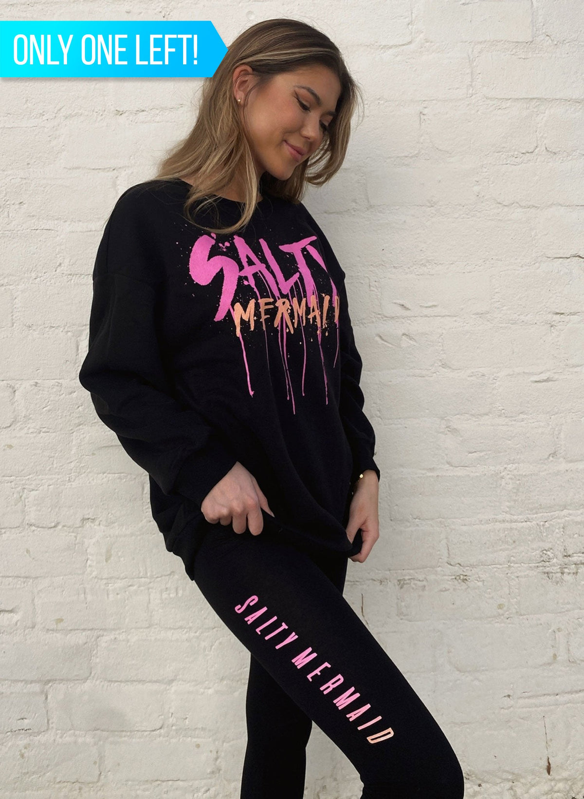 Graffiti Girl Graphic Oversized Sweatshirt