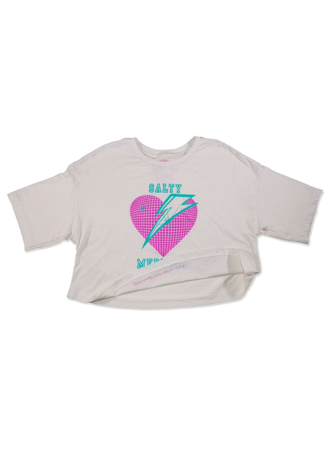 Lightening Strikes Cropped Tee