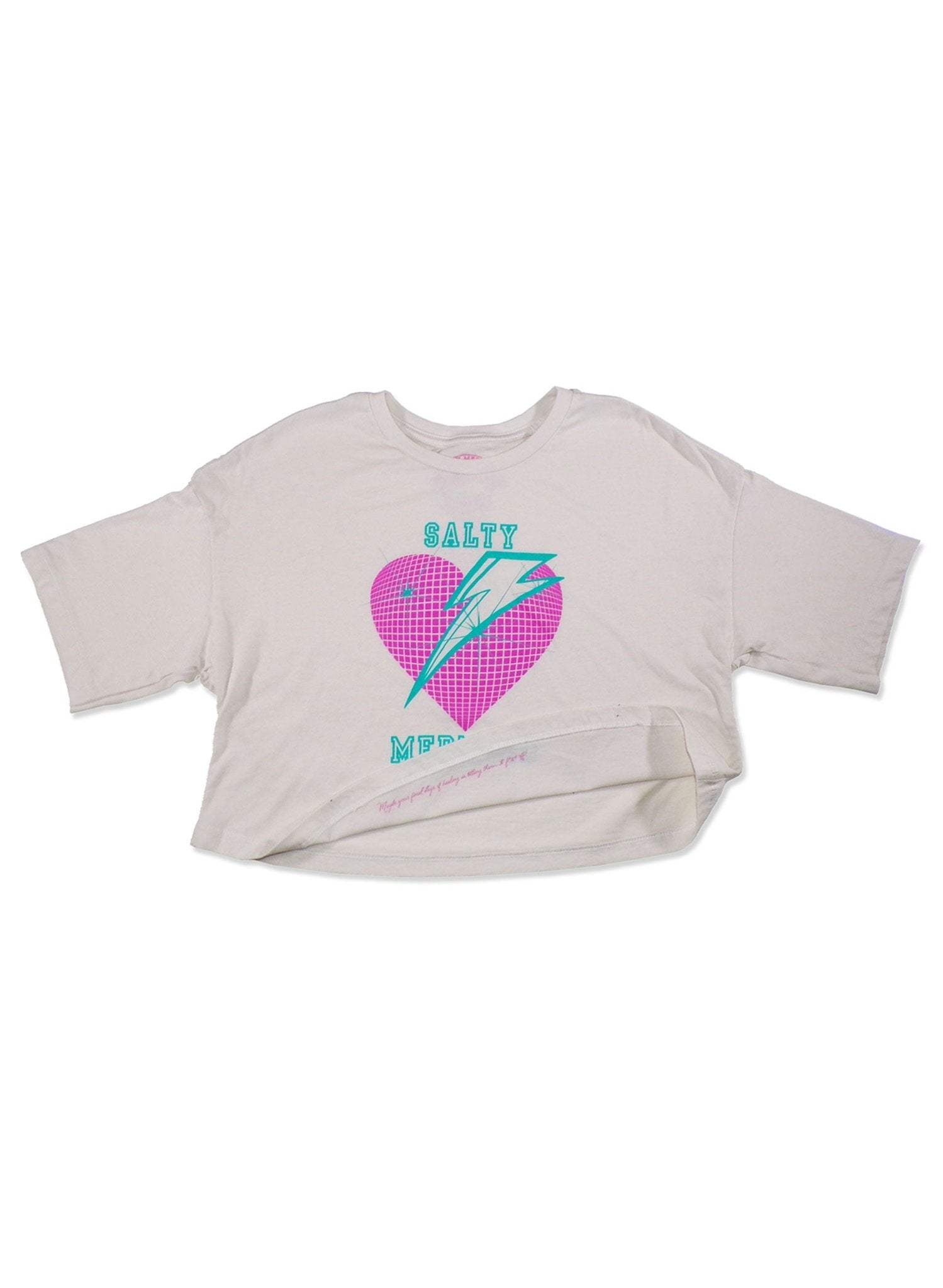 Lightening Strikes Cropped Tee