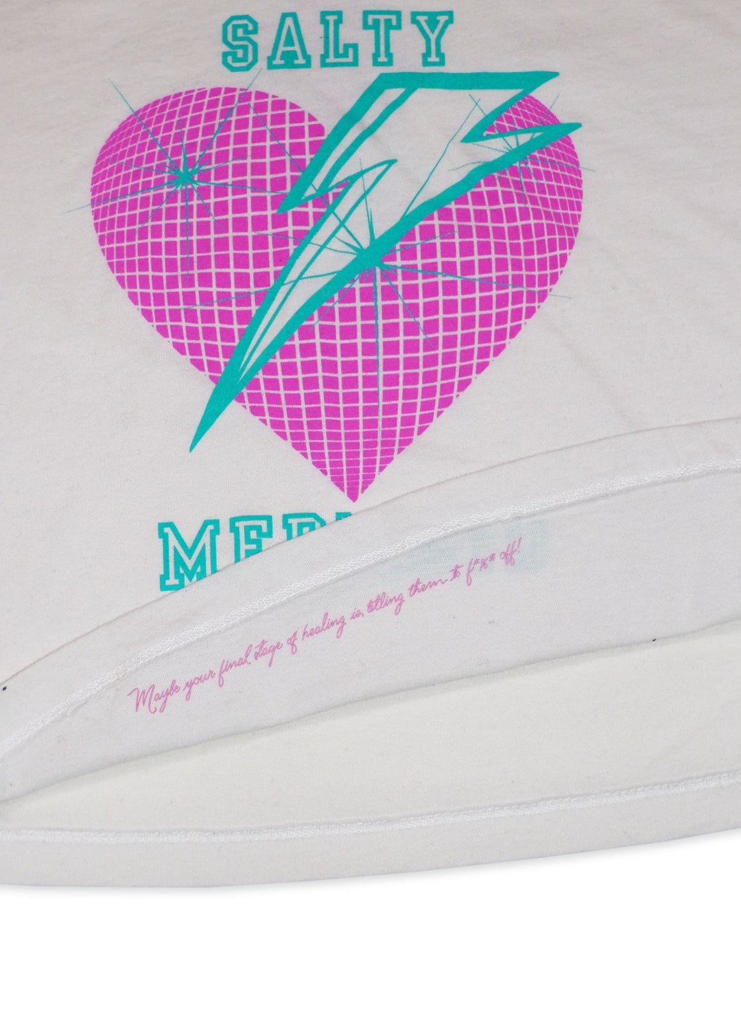 Lightening Strikes Cropped Tee