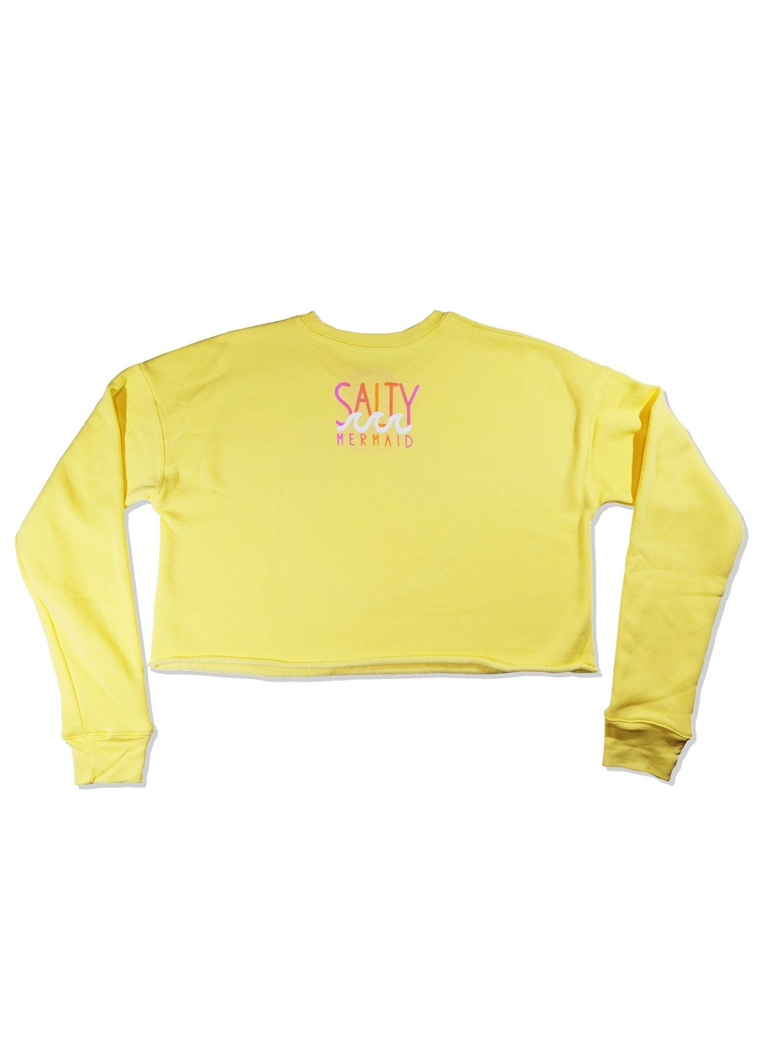 Livin' My Best Life Cropped Fleece Sweatshirt