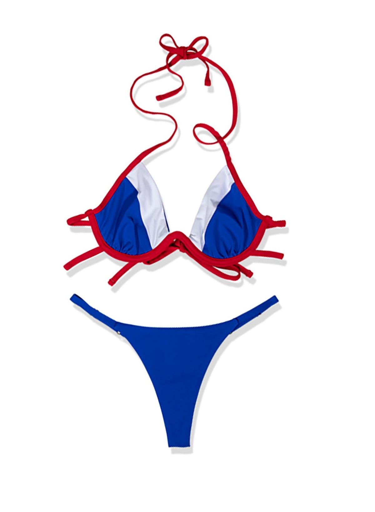 Maggie Underwire Bikini Top - Americana Colorblock