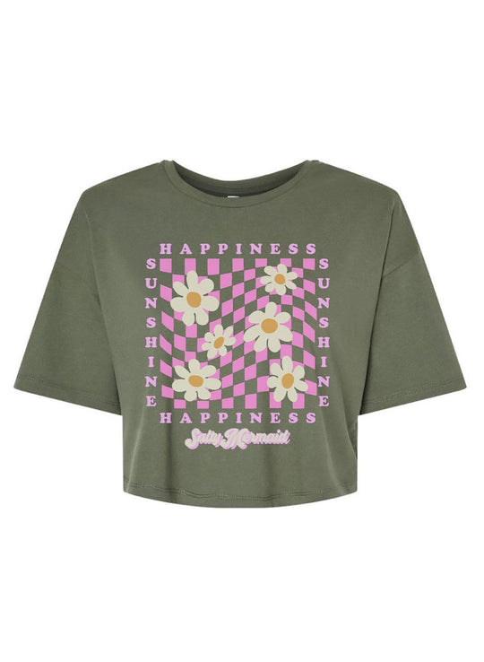 'Picking Daisies' Cropped Tee