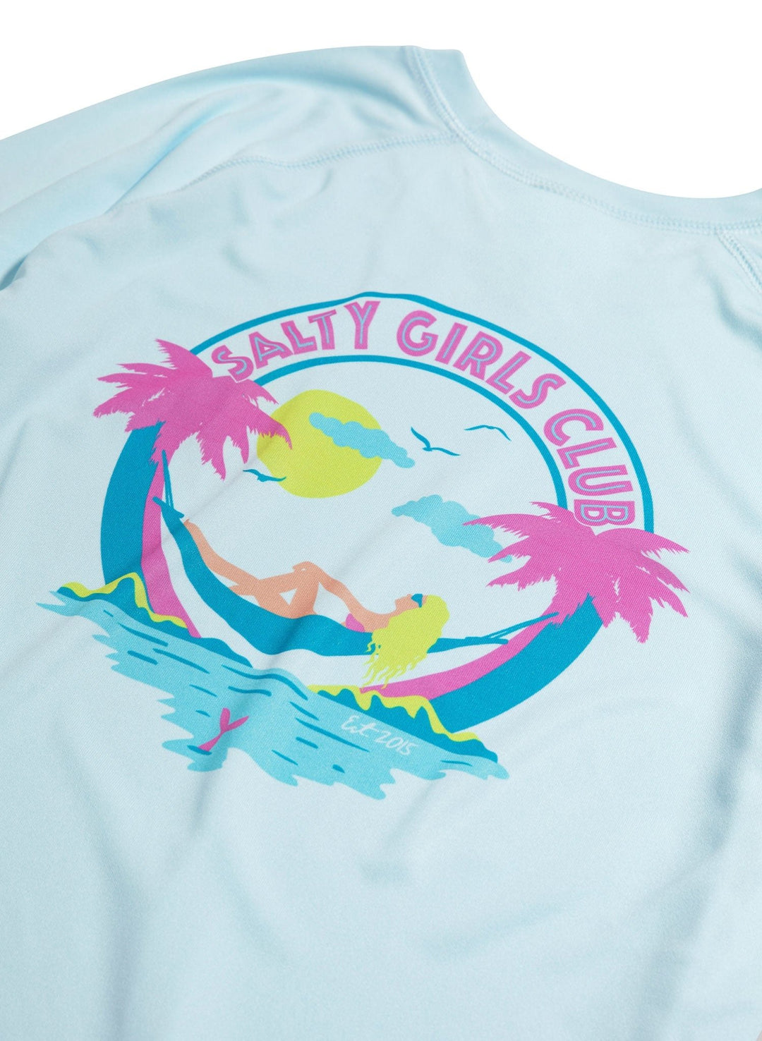 Salty Girls Club Blue Solar UPF 50+ Long Sleeve Shirt
