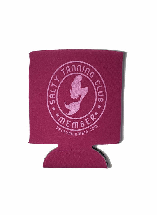 'Salty Tanning Club' Koozie